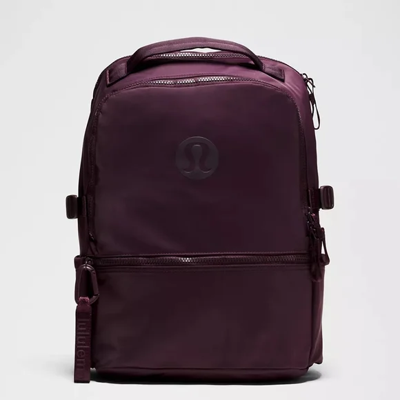 Lululemon New Crew Backpack 22L Updated Black Plum - Picture 1 of 9